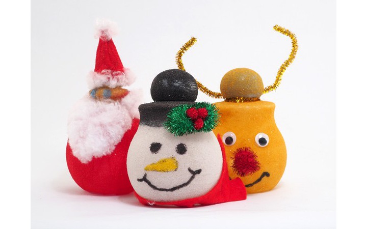Round Bottle Christmas Ornaments